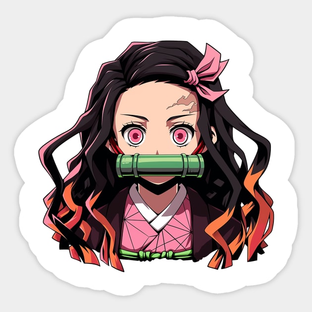 nezuko Sticker by pokermoment